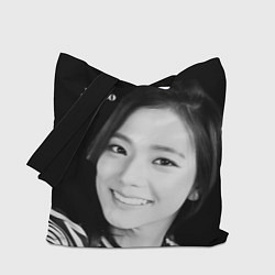 Сумка-шопер Blackpink Jisoo in vest, цвет: 3D-принт