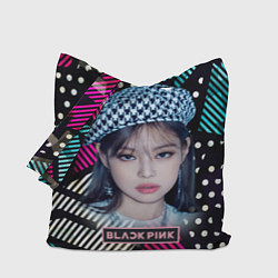 Сумка-шопер Jennie Blackpink, цвет: 3D-принт