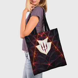 Сумка-шопер The Witcher Logo Triangle, цвет: 3D-принт — фото 2