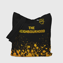 Сумка-шопер The Neighbourhood - gold gradient: символ сверху, цвет: 3D-принт
