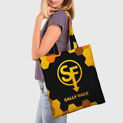 Сумка-шопер Sally Face - gold gradient, цвет: 3D-принт — фото 2