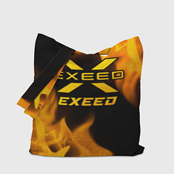 Сумка-шопер Exeed - gold gradient, цвет: 3D-принт