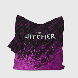 Сумка-шопер The Witcher pro gaming: символ сверху, цвет: 3D-принт