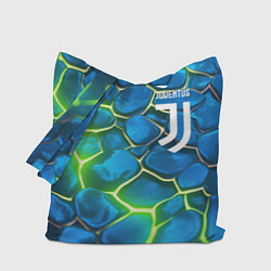 Сумка-шоппер Juventus blue green neon