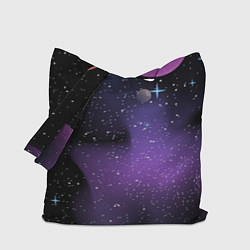 Сумка-шоппер Фон космоса звёздное небо