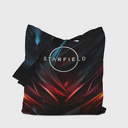 Сумка-шопер Starfield abstract logo, цвет: 3D-принт