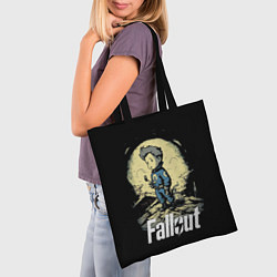 Сумка-шопер Fallout boy, цвет: 3D-принт — фото 2