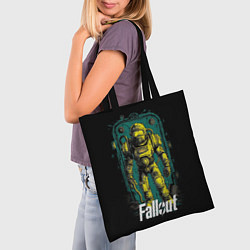 Сумка-шопер Fallout poster style, цвет: 3D-принт — фото 2