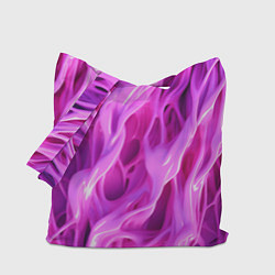 Сумка-шопер Розова ткань текстуры, цвет: 3D-принт