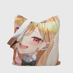 Сумка-шопер Эта фарфоровая кукла влюбилась Марин Китагава, цвет: 3D-принт