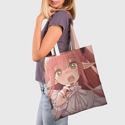 Сумка-шопер Эта фарфоровая кукла влюбилась Марин Китагава, цвет: 3D-принт — фото 2