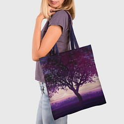 Сумка-шопер Love Money Rock-n-Roll сакура, цвет: 3D-принт — фото 2