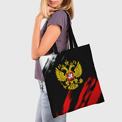 Сумка-шопер Russia stripes, цвет: 3D-принт — фото 2