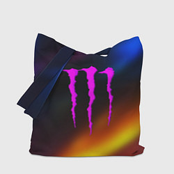 Сумка-шопер Monster energy gradient color, цвет: 3D-принт