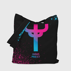 Сумка-шопер Judas Priest - neon gradient, цвет: 3D-принт