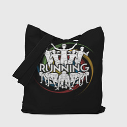 Сумка-шопер Running, цвет: 3D-принт