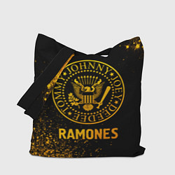 Сумка-шопер Ramones - gold gradient, цвет: 3D-принт