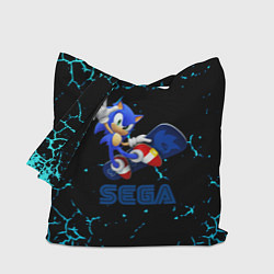 Сумка-шопер Sonic sega game, цвет: 3D-принт