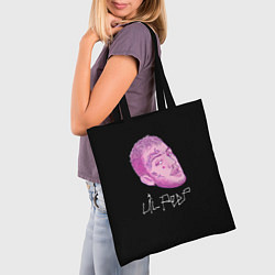 Сумка-шопер Lil Peep rip 21, цвет: 3D-принт — фото 2
