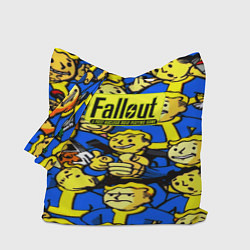 Сумка-шопер Fallout logo game, цвет: 3D-принт