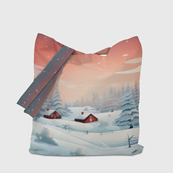 Сумка-шоппер Погружение в зимнюю атмосферу
