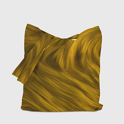 Сумка-шоппер Текстура желтой шерсти