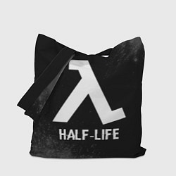 Сумка-шопер Half-Life glitch на темном фоне, цвет: 3D-принт