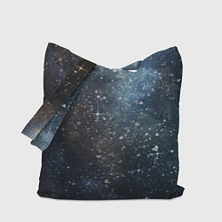 Сумка-шоппер Темное космическое звездное небо