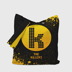 Сумка-шопер The Killers - gold gradient, цвет: 3D-принт