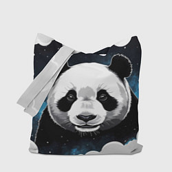 Сумка-шопер Панда портрет, цвет: 3D-принт
