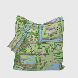 Сумка-шопер Zelda: карта, цвет: 3D-принт