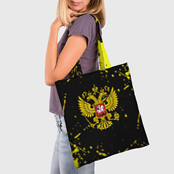Сумка-шопер Россия империя герб рф, цвет: 3D-принт — фото 2
