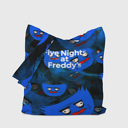 Сумка-шопер Huggy Wuggy x Five Nights at Freddys, цвет: 3D-принт
