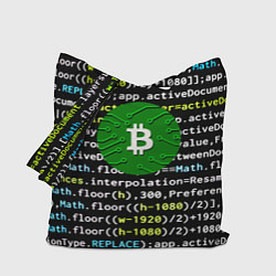 Сумка-шопер Bitcoin сатоши, цвет: 3D-принт
