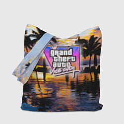 Сумка-шоппер Grand theft auto 6 vice city