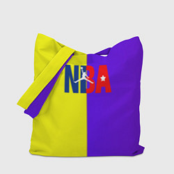 Сумка-шопер NBA sport полосы, цвет: 3D-принт
