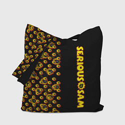 Сумка-шоппер Serious Sam pattern game