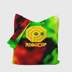 Сумка-шопер Робот полицейский flame, цвет: 3D-принт