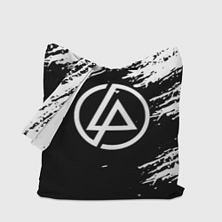Сумка-шопер Linkin Park - black and white, цвет: 3D-принт
