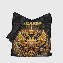 Сумка-шопер Russia gold, цвет: 3D-принт