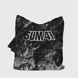 Сумка-шопер Sum41 black graphite, цвет: 3D-принт