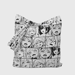 Сумка-шоппер Ahegao pattern