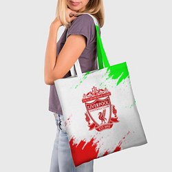 Сумка-шопер Liverpool краски спорт, цвет: 3D-принт — фото 2