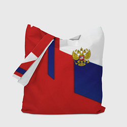 Сумка-шоппер Спортивная текстура герб России