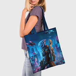 Сумка-шопер Mass Effect - ai art, цвет: 3D-принт — фото 2