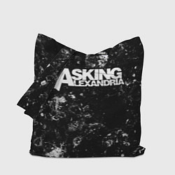 Сумка-шопер Asking Alexandria black ice, цвет: 3D-принт