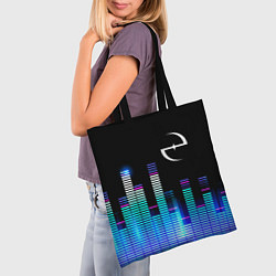 Сумка-шопер Evanescence эквалайзер, цвет: 3D-принт — фото 2