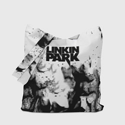 Сумка-шоппер Linkin park огненный дым рок