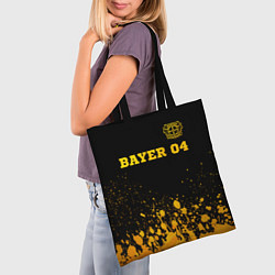 Сумка-шопер Bayer 04 - gold gradient посередине, цвет: 3D-принт — фото 2