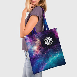 Сумка-шопер Breaking Benjamin space rock, цвет: 3D-принт — фото 2